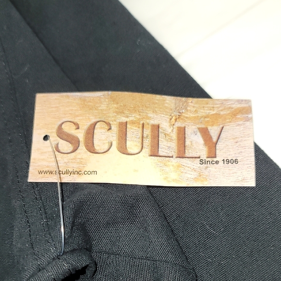 Scully Black Dress Shirt Classic Design - Picture 3 of 10